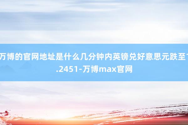 万博的官网地址是什么几分钟内英镑兑好意思元跌至1.2451-万博max官网